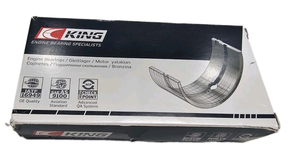 King MB4549SI STD SI Main Bearings Ford EcoBoost/Cyclone 3.5L 3.7L V6 2010–2026